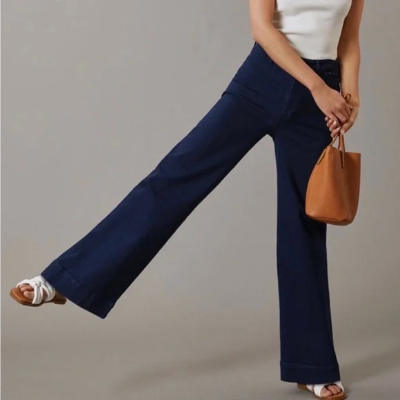 Anthropologie Pilcro The Skipper Trouser Jeans Size 28 - Picture 1 of 14